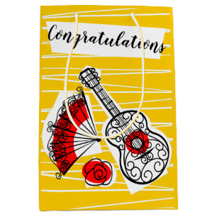 Spanish Souvenirs Congratulations medium Gift Bag