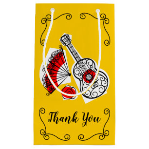 Spanish Souvenirs Corners Thank You small Gift Bag