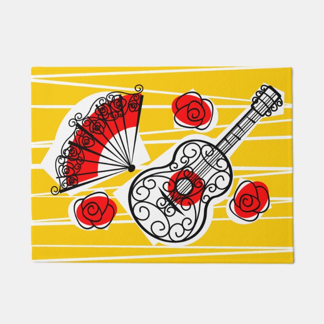 Spanish Souvenirs doormat (Front)