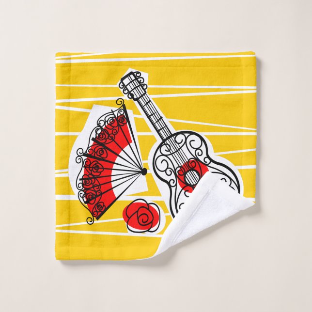 Spanish Souvenirs face cloth (Wash Cloth)