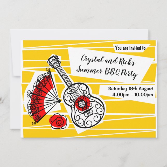 Spanish Souvenirs Group invitation (Front)