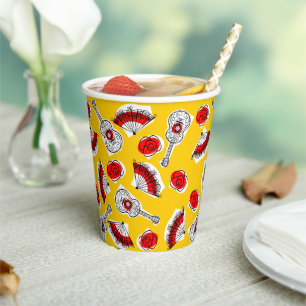 Spanish Souvenirs Multi Paper Cups