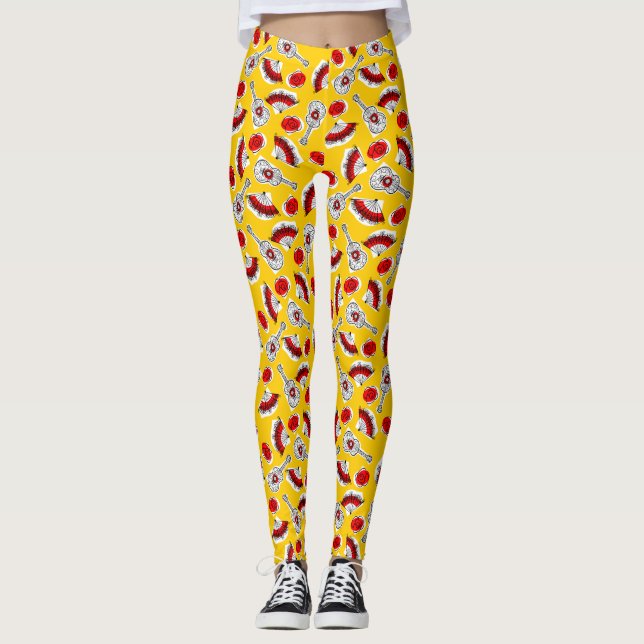 Spanish Souvenirs Multi Small leggings (Front)