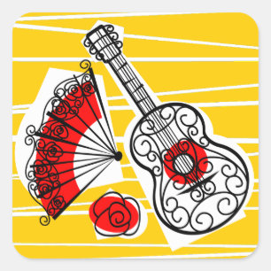 Spanish Souvenirs sticker square