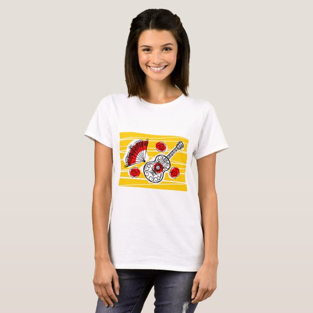 Spanish Souvenirs t-shirt horizontal (Front Full)