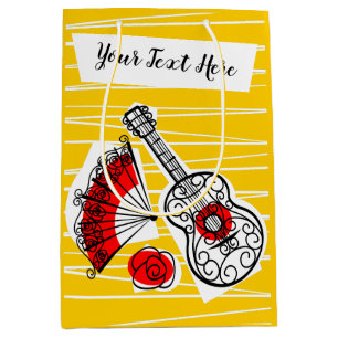 Spanish Souvenirs Text medium Gift Bag
