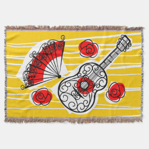 Spanish Souvenirs throw Blanket