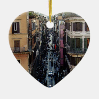 Spanish Square Ceramic Tree Decoration