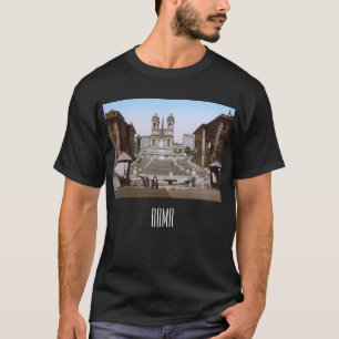 Spanish Stairs in Rome (c. 1900) T-Shirt
