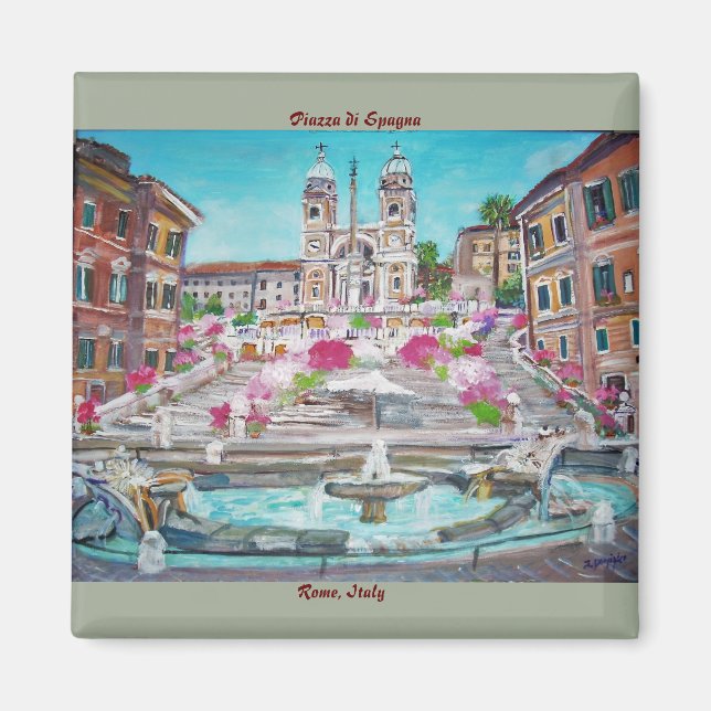 Spanish Steps - Magnet (Front)