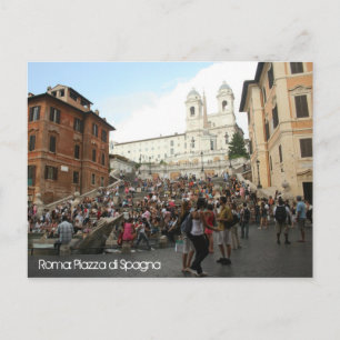 Spanish Steps Postcard