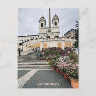 Spanish Steps, Rome, Italy Design Postcard