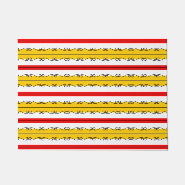 Spanish Stripe doormat (Front)