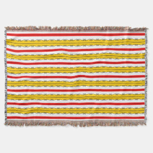 Spanish Stripe throw Blanket