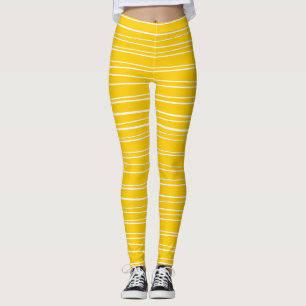 Spanish Stripe Yellow leggings