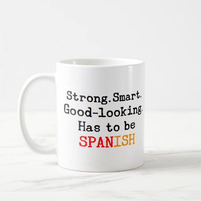 spanish strong coffee mug (Left)