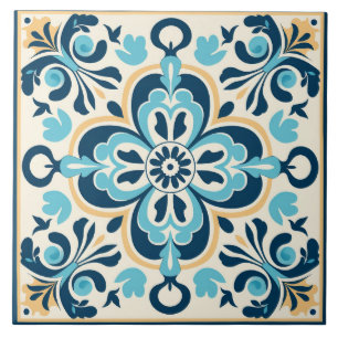 Spanish style cute pattern  tile