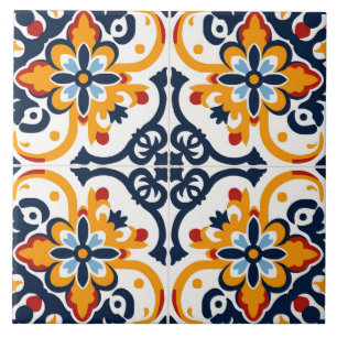 Spanish style cute pattern  tile