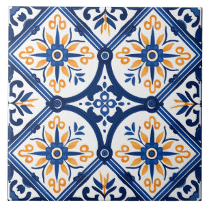 Spanish style cute pattern  tile