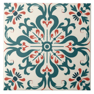 Spanish style cute pattern  tile