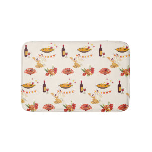 Spanish Style Fiesta Bath Mat