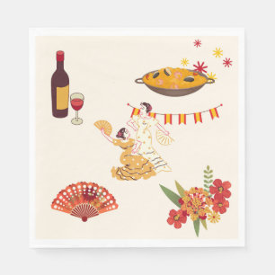 Spanish Style Fiesta Napkin