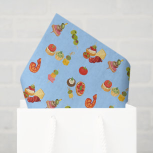 Spanish Tapas Spread Tissue Paper