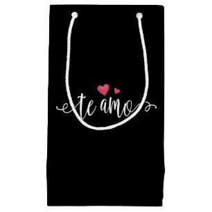 Spanish Te Amo I Love You Valentine   Gift Bag