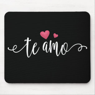 Spanish Te Amo I Love You Valentine   Mousepad