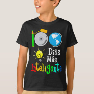 Spanish Teacher  100 Days Smarter 100th Day Of Sch T-Shirt