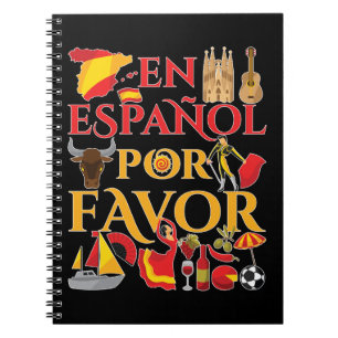 Spanish Teacher En Espanol Por Favor  Notebook