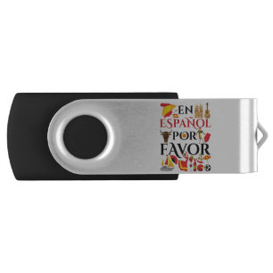 Spanish Teacher En Espanol Por Favor USB Flash Drive