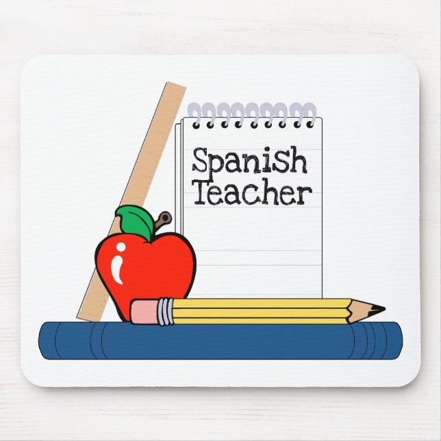 Spanish Teacher (Notebook) Mouse Mat (Front)