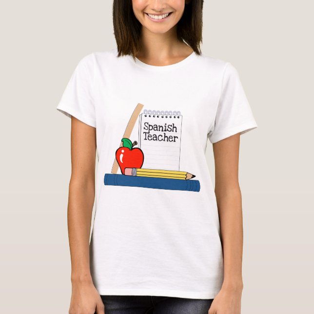 Spanish Teacher (Notebook) T-Shirt (Front)