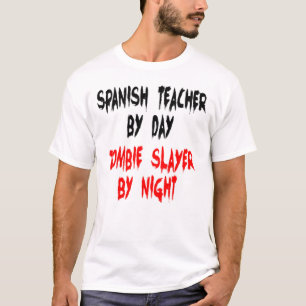 Spanish Teacher Zombie Joke T-Shirt
