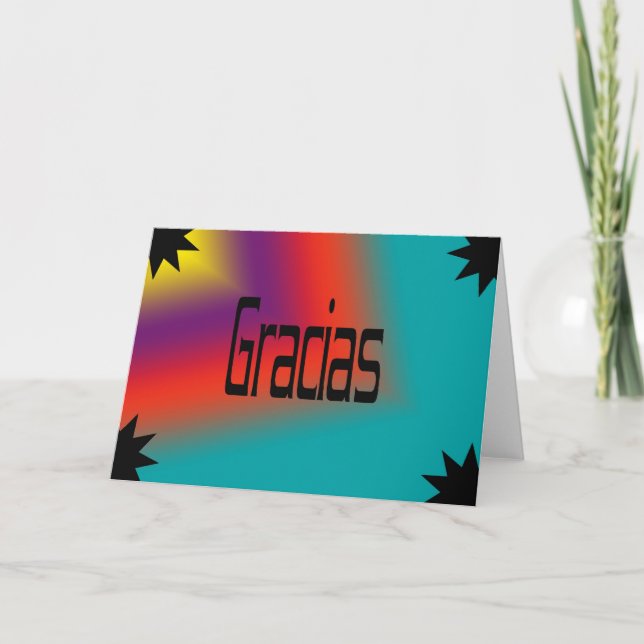 Spanish Thank You Card (Front)