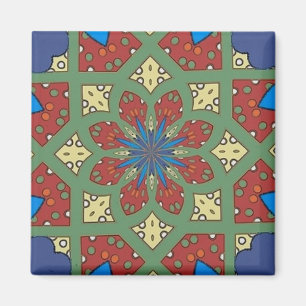 Spanish Tile 3 Magnet