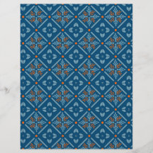 Spanish Tile Cyprus with Orange Stationery