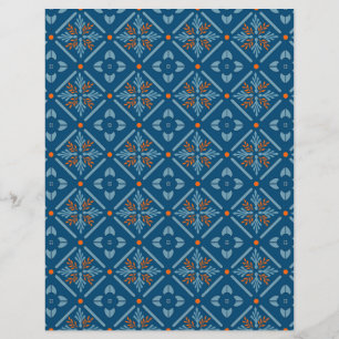 Spanish Tile Cyprus with Orange Stationery