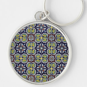 Spanish Tile in Mexico Key Ring