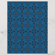 Spanish Tile Macedonia with Orange Stationery