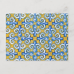 Spanish Tile Postcard
