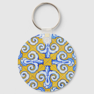 Spanish Tiles Key Ring