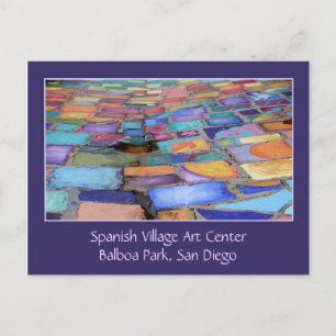 Spanish Village Art Centre, Balboa Park, San Diego Postcard