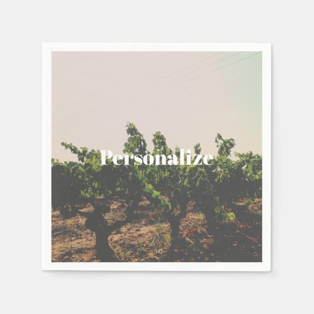 Spanish Vineyard Napkins (Front)