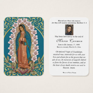 Spanish Virgin Mary Guadalupe Catholic Funeral