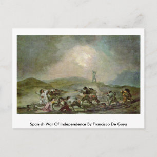 Spanish War Of Independence By Francisco De Goya Postcard