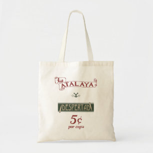 Spanish Watchtower and Awake 1930's Replica bag