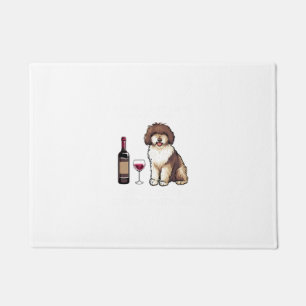 Spanish Water and wine Funny dog 1 Doormat