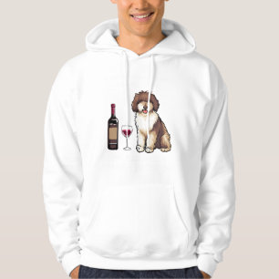 Spanish Water and wine Funny dog 1 Hoodie